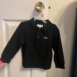 Lacoste long sleeve polo 12months